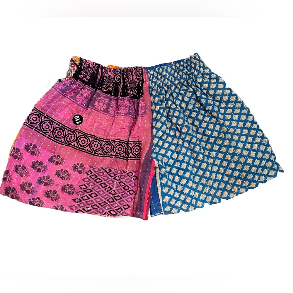 Handmade Patchwork Reversible Shorts. Size XS/S. Brand New. - Picture 6 of 9